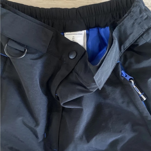 Amazon Essentials Black Insulated Youth Boy Water-Resistant Snow Pants Youth XL - Picture 4 of 6